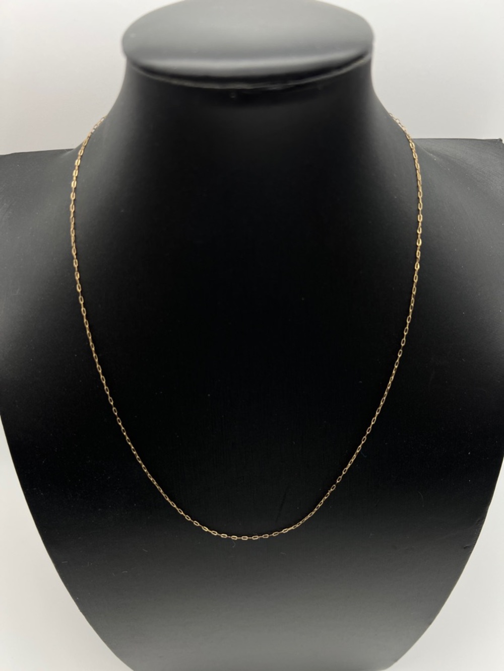 Vtg 14k GF 16” Delicate Gold Chain Necklace PLUS GF Cross Pendant (2-piece lot)